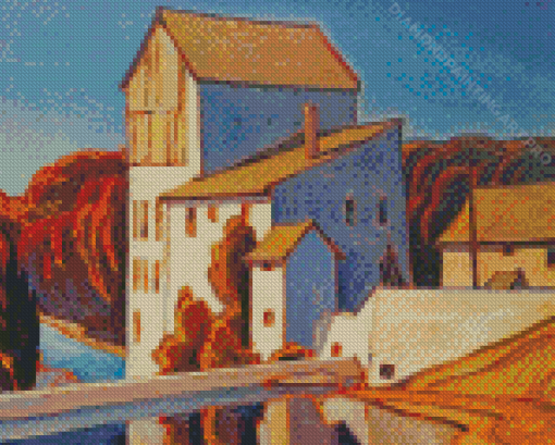 Old Mill Elora AJ Casson Diamond Painting