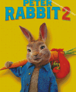 Peter Rabbit Movie Poster Diamond Painting