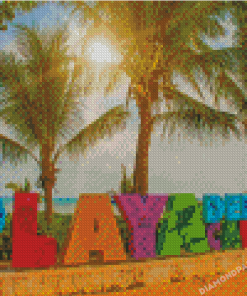 Aesthetic Playa Del Carmen Diamond Painting