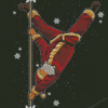 Pole Dancer Santa Claus Diamond Painting