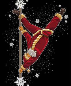 Pole Dancer Santa Claus Diamond Painting