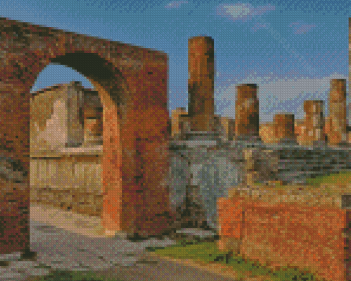 Pompeii Ruins In Italy Diamond Painting