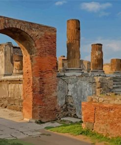 Pompeii Ruins In Italy Diamond Painting