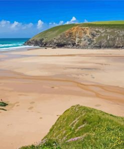 Porth Town Beach Diamond Painting