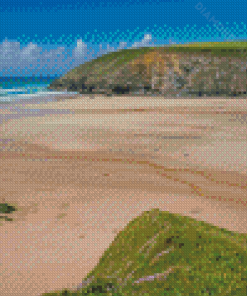 Porth Town Beach Diamond Painting