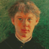 Portrait D Un Ecolier By Caillebotte Diamond Painting