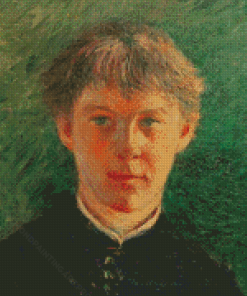 Portrait D Un Ecolier By Caillebotte Diamond Painting