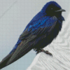 Purple Martin Diamond Painting