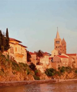 Rab Croatia Town Diamond Painting