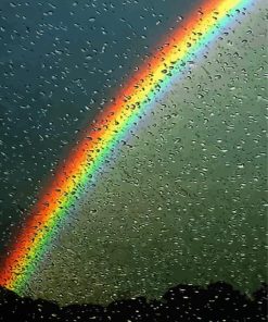 Rainbow Rain Diamond Painting