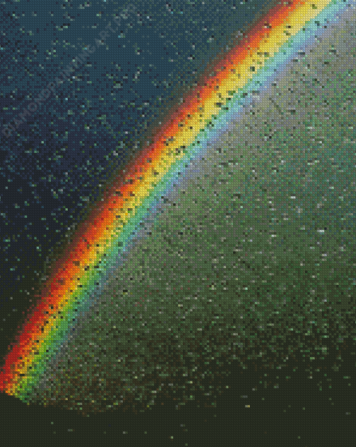 Rainbow Rain Diamond Painting