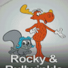 Rocky And Bullwinkle Poster Diamond Painting