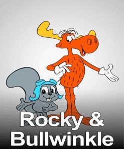 Rocky And Bullwinkle Poster Diamond Painting