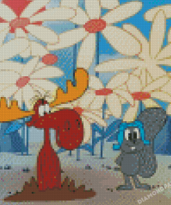 Rocky And Bullwinkle Diamond Painting