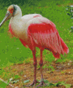 Roseate Spoonbill Diamond Painting