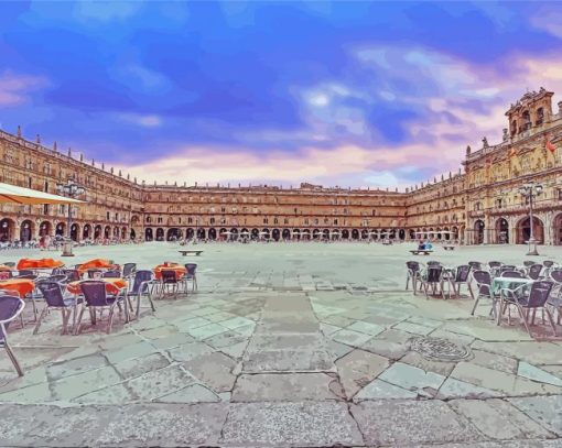 Salamanca Mayor Plaza Diamond Painting
