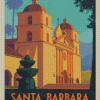 Santa Barbara California Poster Diamond Painting