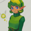 Saria Legend Of Zelda Diamond Painting