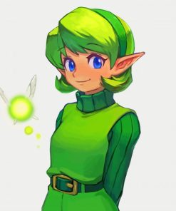 Saria Legend Of Zelda Diamond Painting