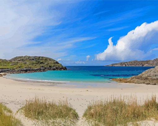 Scotland Achmelvich Bay Diamond Painting