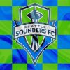 Seattle Sounders Soccer Club Logo Diamond Painting