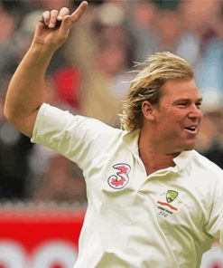 Shane Warne Player Diamond Painting