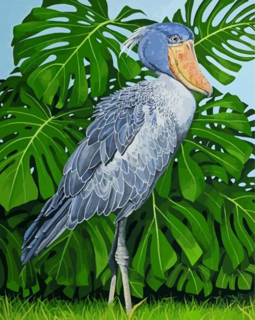 Shoebill Art Diamond Painting