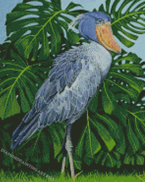 Shoebill Art Diamond Painting