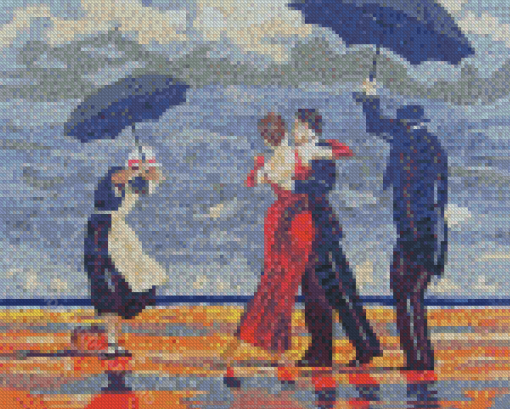 Singing Butler Mosaic Diamond Painting