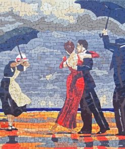 Singing Butler Mosaic Diamond Painting