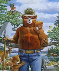 Smokey The Bear Diamond Painting