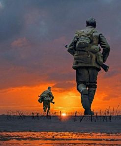 Soldiers Running Diamond Painting