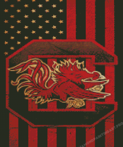 South Carolina Gamecocks Logo Diamond Painting