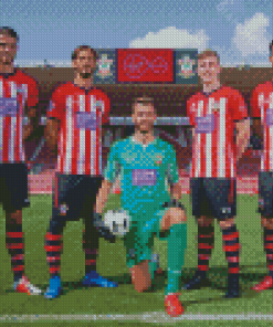 Southampton Football Players Diamond Painting