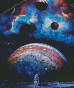 Space Jupiter Planet Diamond Painting