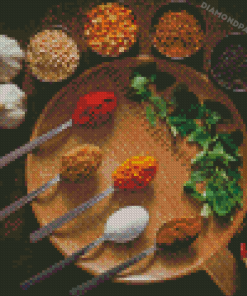 Spices And Spoon Diamond Painting