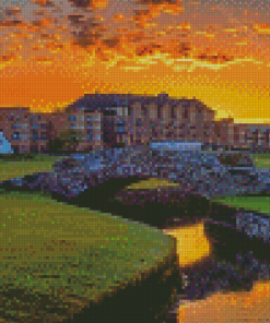 St Andrews Sunset Diamond Painting