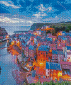 Staithes Village Diamond Painting