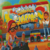 Subway Surfers Poster Diamond Painting