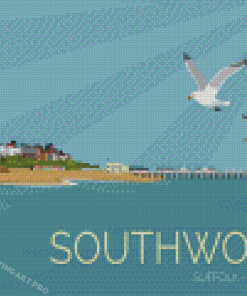 Suffolk England Poster Diamond Painting