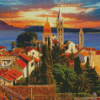 Sunset At Rab Island Croatia Diamond Painting