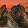 Sunset At Yellow Mountain China Diamond Painting