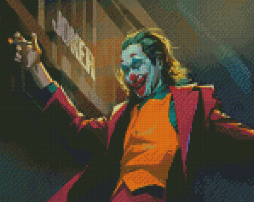 Supervillain Joker Dance Art Diamond Painting