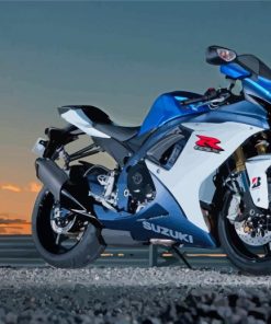 Suzuki Gsxr At Sunset Diamond Painting