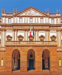 Teatro Alla Scala Italy Building Diamond Painting