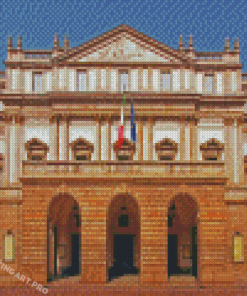 Teatro Alla Scala Italy Building Diamond Painting