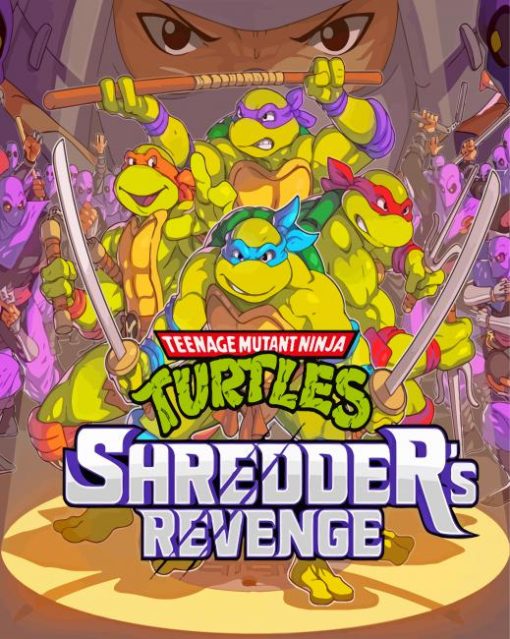 Teenage Mutant Ninja Turtles Shredders Revenge Diamond Painting