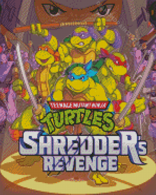 Teenage Mutant Ninja Turtles Shredders Revenge Diamond Painting