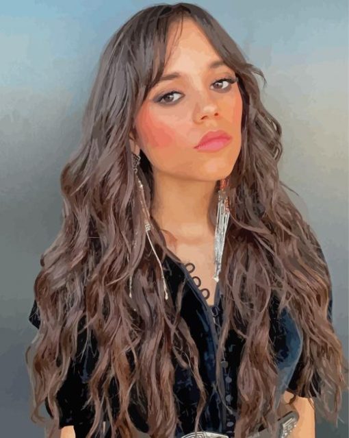 The American Actress Jenna Ortega Diamond Painting