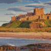 The Bamburgh Castle England Diamond Painting